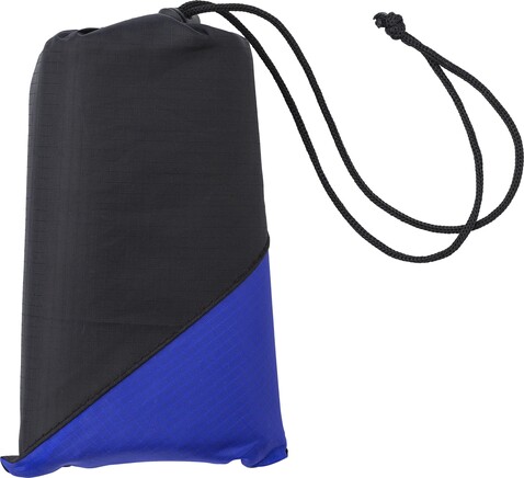 Faltbare Decke aus Polyester Amal – Blau bedrucken, Art.-Nr. 005999999_865991