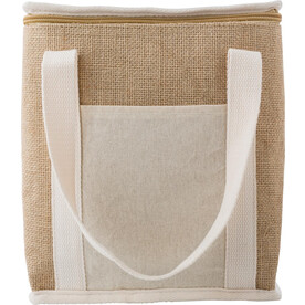 Jute-Kühltasche Raveena – Braun bedrucken, Art.-Nr. 011999999_866479 Jute-Kühltasche Raveena – Braun bedrucken, Art.-Nr. 011999999_866479