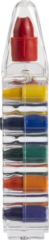 Wachsmalstifte-Set Cheryl – custom/multicolor bedrucken, Art.-Nr. 009999999_8780