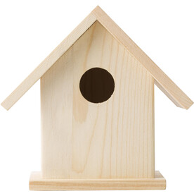 Vogelhaus Wesley | Holz | Malset – Braun bedrucken, Art.-Nr. 011999999_8868