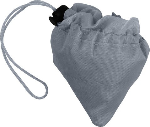 Faltbare Einkaufstasche aus Polyester Billie – Grau bedrucken, Art.-Nr. 003999999_8962