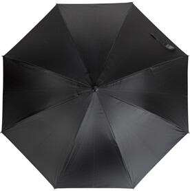 Regenschirm Ramona | Automatik – Schwarz/Silber bedrucken, Art.-Nr. 050999999_8982
