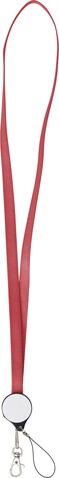 2-in-1 Lanyard aus Kunststoff Romario – Rot bedrucken, Art.-Nr. 008999999_8987