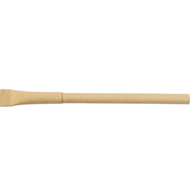 Kugelschreiber Madalena | Recycelt | Karton – Braun bedrucken, Art.-Nr. 011999999_8989