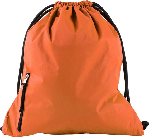 Rucksack Elise | Kordelzug | 1,6 l – Orange bedrucken, Art.-Nr. 007999999_9003