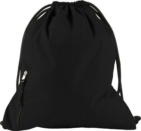 Rucksack Elise | Kordelzug | 1,6 l – Schwarz bedrucken, Art.-Nr. 001999999_9003