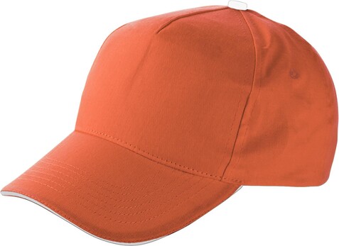 Baseball-Cap aus Baumwolle Beau – Orange bedrucken, Art.-Nr. 007999999_9114