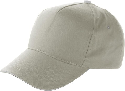 Baseball-Cap aus Baumwolle Beau – Grau bedrucken, Art.-Nr. 003999999_9114