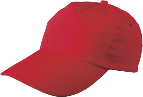 Cap Lisa | Baumwollköper | 5 Panels – Rot bedrucken, Art.-Nr. 008999999_9128 Cap Lisa | Baumwollköper | 5 Panels – Rot bedrucken, Art.-Nr. 008999999_9128