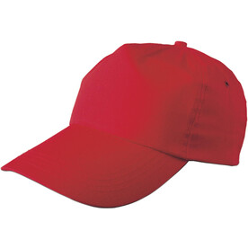 Cap Lisa | Baumwollköper | 5 Panels – Rot bedrucken, Art.-Nr. 008999999_9128