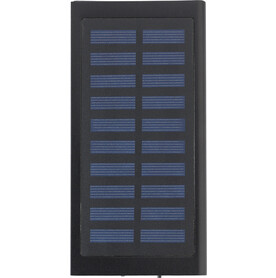 Solar-Aufladegerät aus Kunststoff Adriana – Schwarz bedrucken, Art.-Nr. 001999999_9150