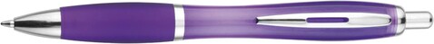 Kugelschreiber Newport | Recycelt | Gummierte Griffzone – Violett bedrucken, Art.-Nr. 024999128_915928