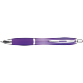 Recycelter ABS-Kugelschreiber Hamza – Violett bedrucken, Art.-Nr. 024999128_915928