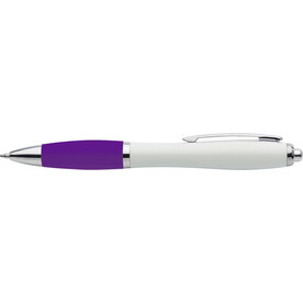 Kugelschreiber Swansea | Recycelt | Gummierte Griffzone – Violett bedrucken, Art.-Nr. 024999128_916289