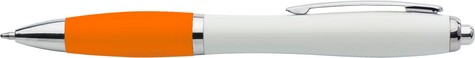 Recyceltem kugelschreiber aus Kunststoff Swansea – Orange bedrucken, Art.-Nr. 007999128_916289