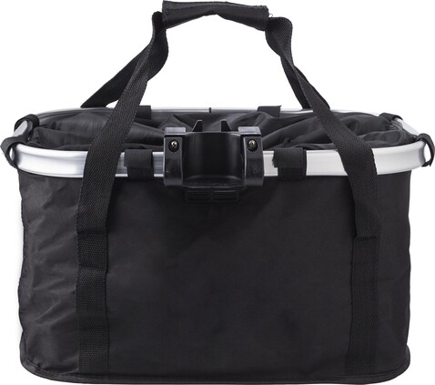 Fahrradtasche aus Polyester Leia – Schwarz bedrucken, Art.-Nr. 001999999_9165