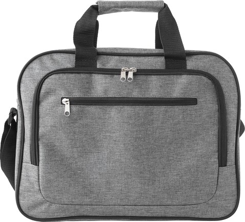 Laptoptasche aus Polyester Isolde – Grau bedrucken, Art.-Nr. 003999999_9169