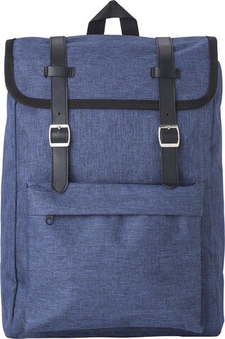 Rucksack aus Polyester Genevieve – Blau bedrucken, Art.-Nr. 005999999_9170