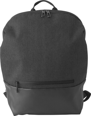 Rucksack Katia | Polyester | 16,9 l – Schwarz bedrucken, Art.-Nr. 001999999_9176 Rucksack Katia | Polyester | 16,9 l – Schwarz bedrucken, Art.-Nr. 001999999_9176