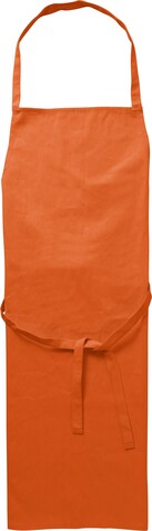 Schürze Mindy | Polyester-Twill 200 g/m² – Orange bedrucken, Art.-Nr. 007999999_917965