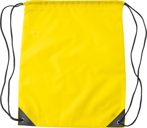 Rucksack Enrique | Kordelzug | 1,5 l – Gelb bedrucken, Art.-Nr. 006999999_9261