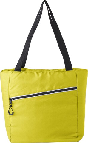 Kühltasche aus Pongee-Seide Judy – Gelb bedrucken, Art.-Nr. 006999999_9265