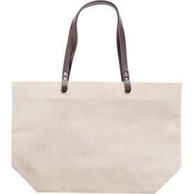 Strandtasche aus Leinen Callisto – Braun bedrucken, Art.-Nr. 011999999_9268 Strandtasche aus Leinen Callisto – Braun bedrucken, Art.-Nr. 011999999_9268
