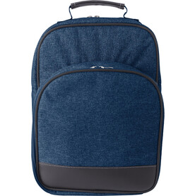 Picknick-Kühlrucksack aus Polycanvas Jolie – Blau bedrucken, Art.-Nr. 005999999_9269