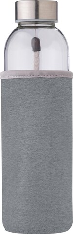 Trinkflasche Nika | 500 ml – Grau bedrucken, Art.-Nr. 003999999_9301 Trinkflasche Nika | 500 ml – Grau bedrucken, Art.-Nr. 003999999_9301