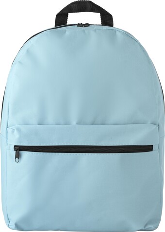 Rucksack aus Polyester(600D) Dave – Hellblau bedrucken, Art.-Nr. 018999999_9335