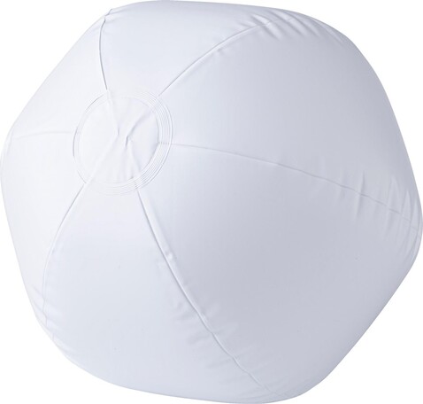 Aufblasbarer Wasserball aus PVC Lola – Weiß bedrucken, Art.-Nr. 002999999_9620
