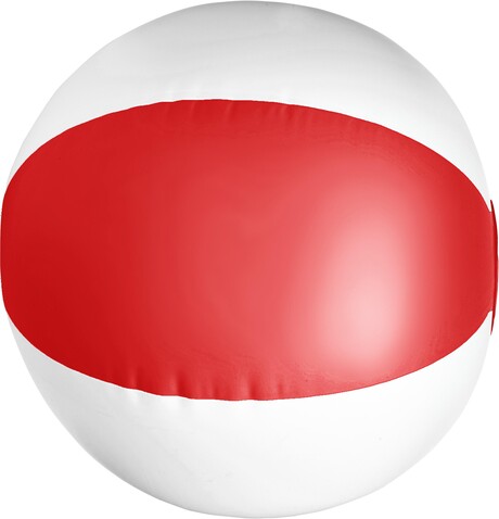 Aufblasbarer Wasserball aus PVC Lola – Rot bedrucken, Art.-Nr. 008999999_9620