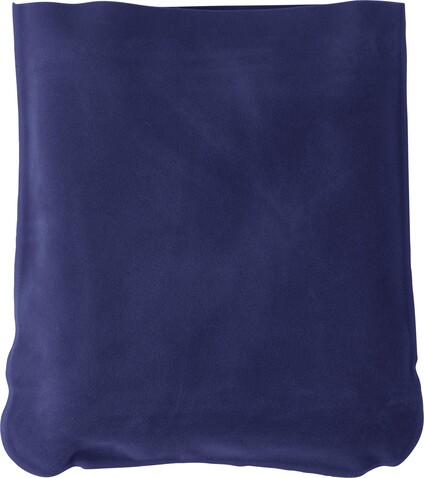 Aufblasbare Nackenstützeinklusive Hülle aus PVC Stanley – Blau bedrucken, Art.-Nr. 005999999_9651