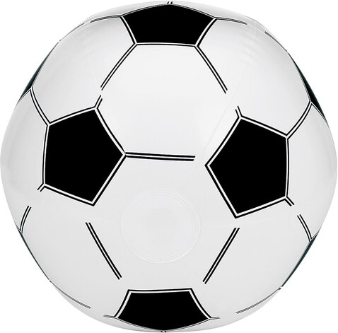 Aufblasbarer Wasserball aus PVC Norman – Weiß bedrucken, Art.-Nr. 002999999_9655