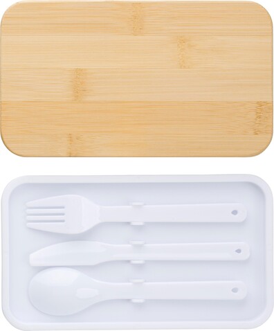 Lunchbox Maxton | 800 ml – Weiß bedrucken, Art.-Nr. 002999999_966040