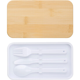 Lunchbox Maxton | 800 ml – Weiß bedrucken, Art.-Nr. 002999999_966040