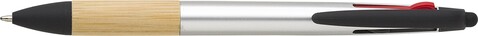Kugelschreiber Malachi | 3 Farben | Stylus – Silber bedrucken, Art.-Nr. 032999999_966208