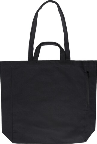 Einkaufstasche Bennett | Recycelt | 350 g/m² – Schwarz bedrucken, Art.-Nr. 001999999_967394