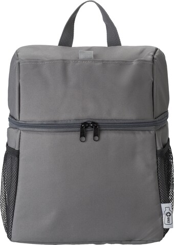 Kühltaschen-Rucksack aus recyceltem Polyester Elliott – Grau bedrucken, Art.-Nr. 003999999_967421