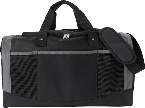 Polyester (600D) Seesack Wyatt – Schwarz bedrucken, Art.-Nr. 001999999_967425