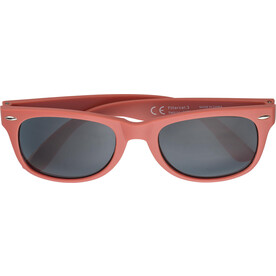 Recyceltem sonnenbrille aus Kunststoff Kenzie – Rot bedrucken, Art.-Nr. 008999999_967735