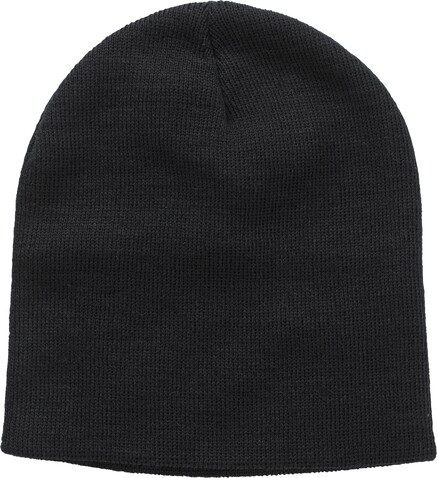 rPET-Polyester-Mütze Jayden – Schwarz bedrucken, Art.-Nr. 001999999_970761