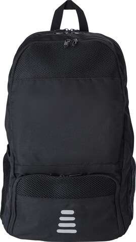 Rucksack Sebastian | Multifunktional | 38 l – Schwarz bedrucken, Art.-Nr. 001999999_970765