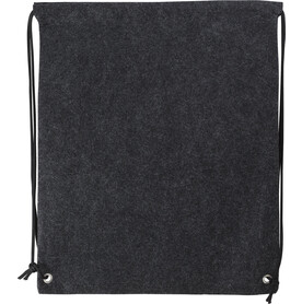 rPET-Filz-Rucksack mit Kordelzug Maya – dunkelgrau bedrucken, Art.-Nr. 491999999_970950