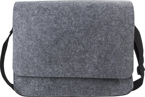 Laptoptasche Layla | Recycelter Filz | 15 Zoll | Klettverschluss – Grau bedrucken, Art.-Nr. 003999999_970953 Laptoptasche Layla | Recycelter Filz | 15 Zoll | Klettverschluss – Grau bedrucken, Art.-Nr. 003999999_970953