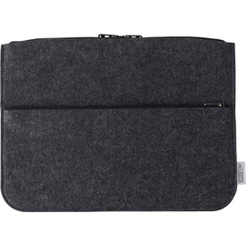 Laptoptasche Emilia | Recycelt | 14&amp;quot; | 10 l – dunkelgrau bedrucken, Art.-Nr. 491999999_970956