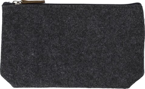 rPET-Filz-Kosmetiktasche Lucy – Grau bedrucken, Art.-Nr. 003999999_970970