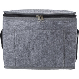 Kühltasche Mason | Recycelter Filz | Aluminiumfolien-Innenfutter – Grau bedrucken, Art.-Nr. 003999999_971808