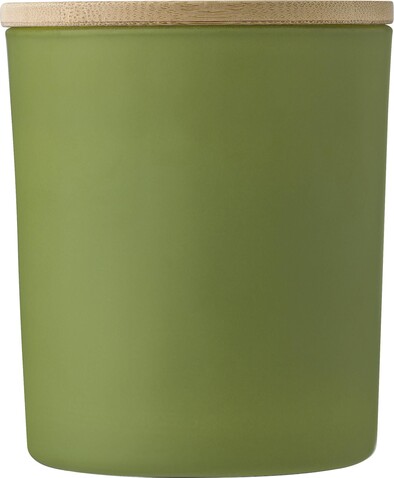 Glaskerze Matthew – Grün bedrucken, Art.-Nr. 004999999_971827