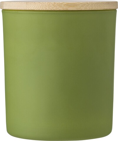 Glaskerze Lucas | Pflanzenwachs | 200 g – Grün bedrucken, Art.-Nr. 004999999_971833 Glaskerze Lucas | Pflanzenwachs | 200 g – Grün bedrucken, Art.-Nr. 004999999_971833